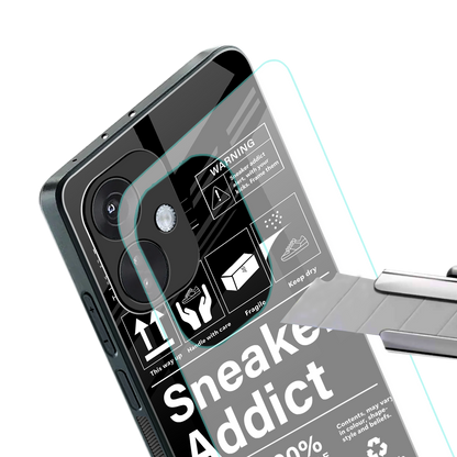 sneaker addict back phone cover | glass case for oneplus nord ce 3