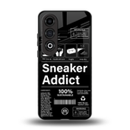 sneaker addict back phone cover | glass case for oneplus nord ce 4