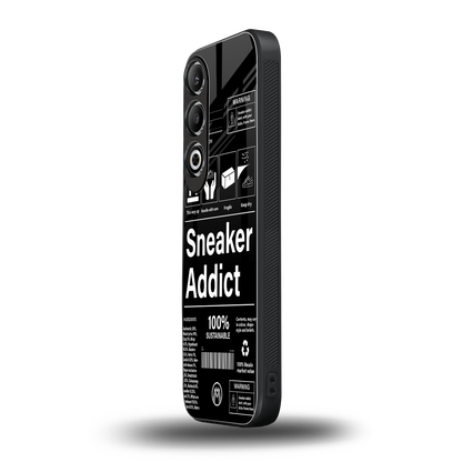 sneaker addict back phone cover | glass case for oneplus nord ce 4