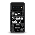 sneaker addict back phone cover | glass case for google pixel 6 pro