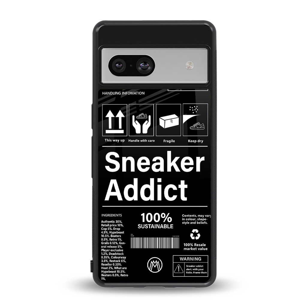 sneaker addict back phone cover | glass case for Google Pixel 7