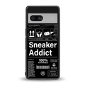 sneaker addict back phone cover | glass case for Google Pixel 7