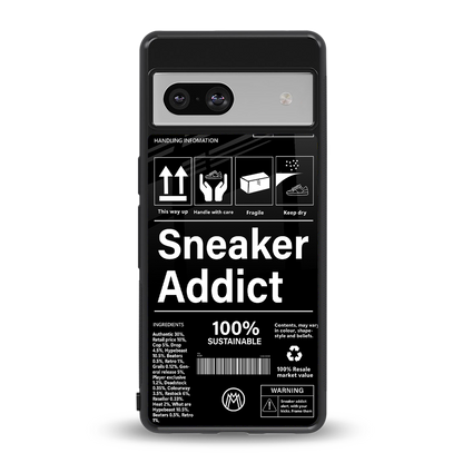 sneaker addict back phone cover | glass case for Google Pixel 7