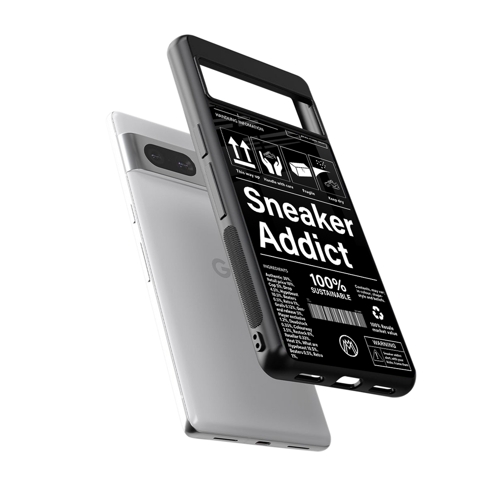 sneaker addict back phone cover | glass case for Google Pixel 7