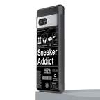 sneaker addict back phone cover | glass case for Google Pixel 7A