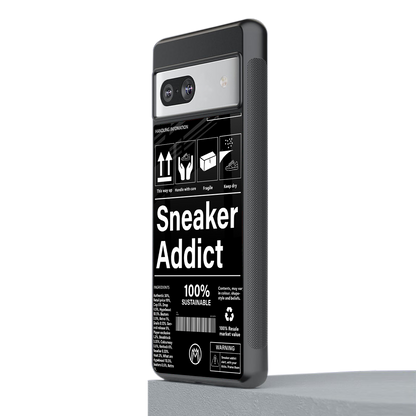 sneaker addict back phone cover | glass case for Google Pixel 7A