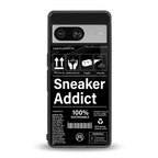sneaker addict back phone cover | glass case for Google Pixel 8