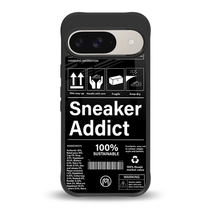 sneaker addict back phone cover | glass case for google pixel 9