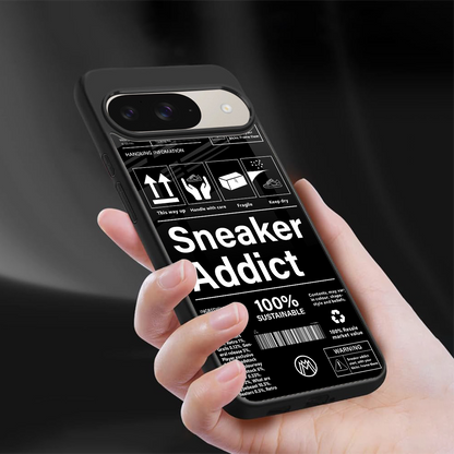 sneaker addict back phone cover | glass case for google pixel 9