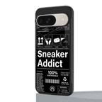sneaker addict back phone cover | glass case for google pixel 9