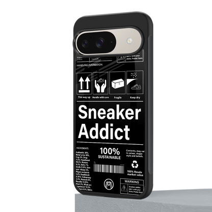 sneaker addict back phone cover | glass case for google pixel 9