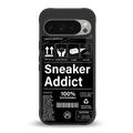 sneaker addict back phone cover | glass case for google pixel 9 pro xl