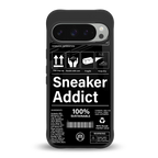 sneaker addict back phone cover | glass case for google pixel 9 pro xl