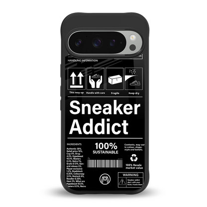 sneaker addict back phone cover | glass case for google pixel 9 pro xl