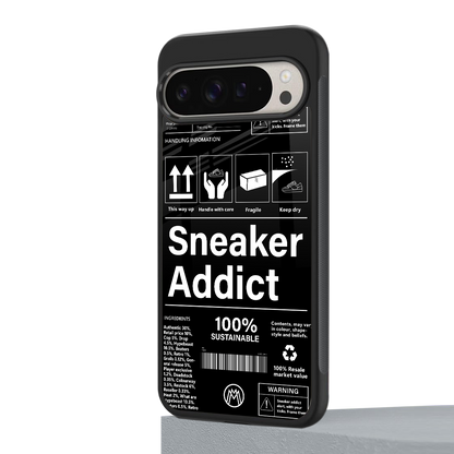 sneaker addict back phone cover | glass case for google pixel 9 pro xl