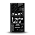 sneaker addict back phone cover | glass case for samsung galaxy s25 ultra