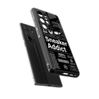 sneaker addict back phone cover | glass case for samsung galaxy s25 ultra