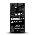 sneaker addict back phone cover | glass case for samsung galaxy s24