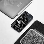 sneaker addict back phone cover | glass case for nothing phone 1