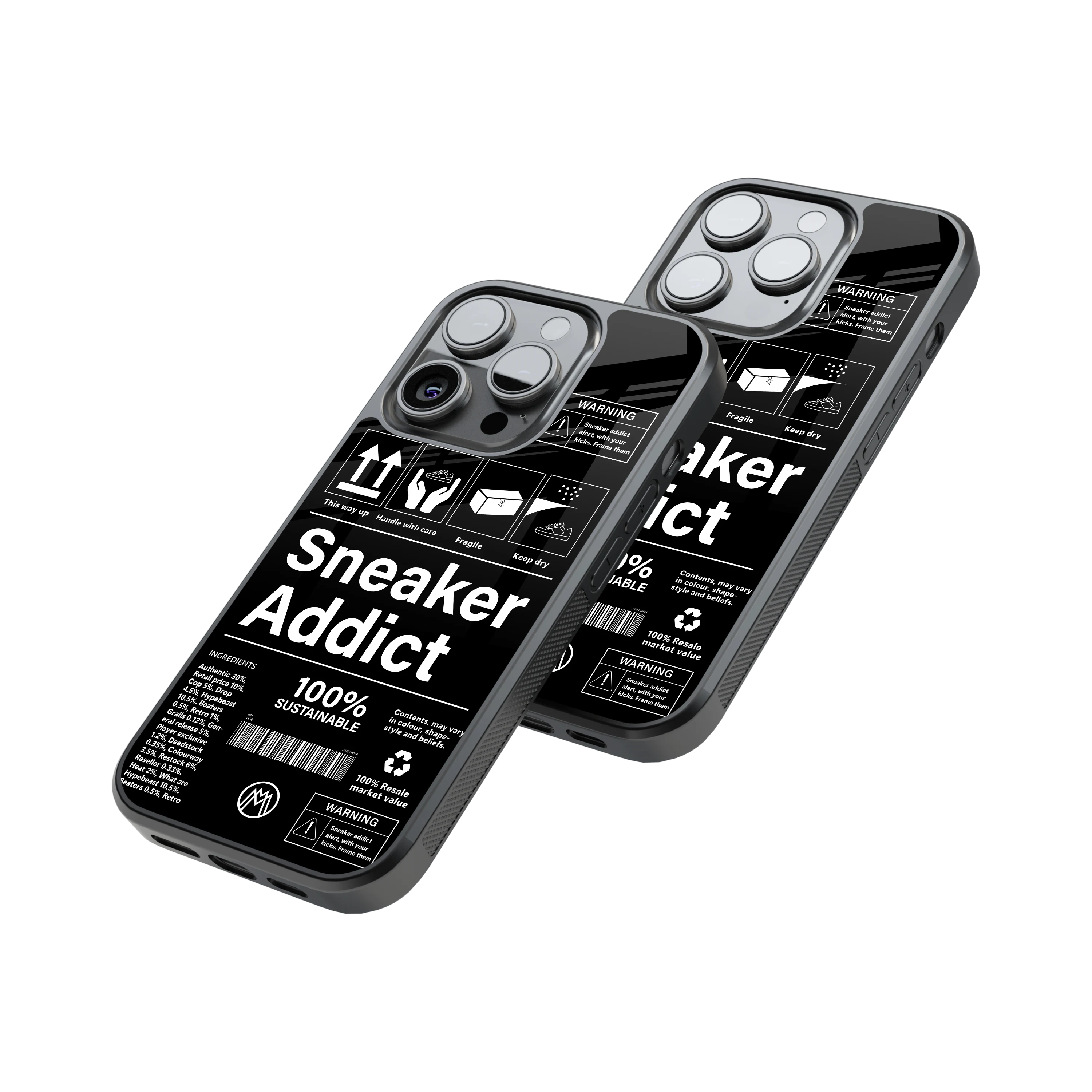 Protective Glass Back Phone Case Compatible with iPhone, Samsung, OnePlus, Pixel & More