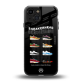sneakerhead back phone cover | glass case for iphone 13 mini