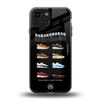 sneakerhead back phone cover | glass case for iphone 13 mini