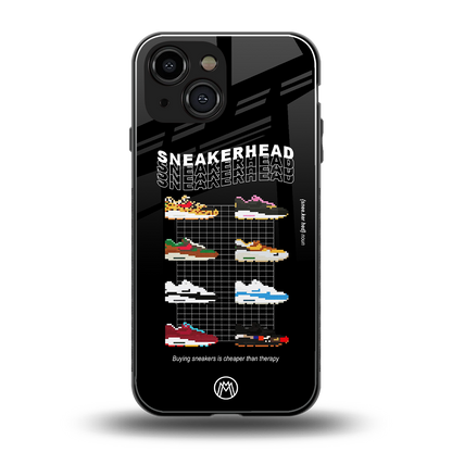 sneakerhead back phone cover | glass case for iphone 13 mini