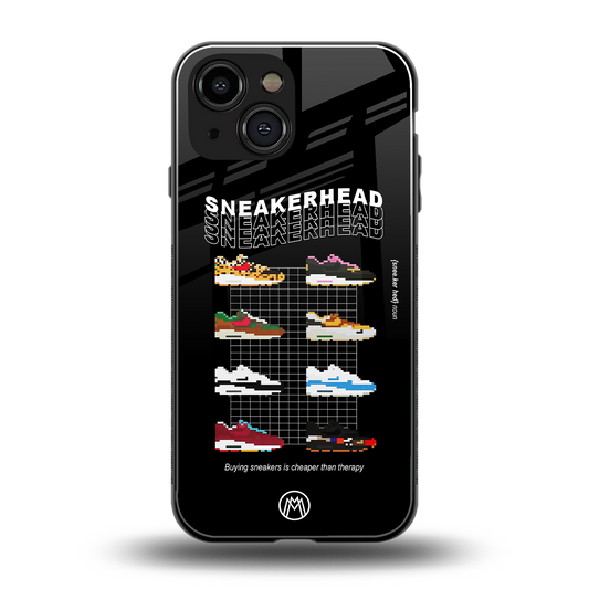 sneakerhead back phone cover | glass case for iphone 13 mini