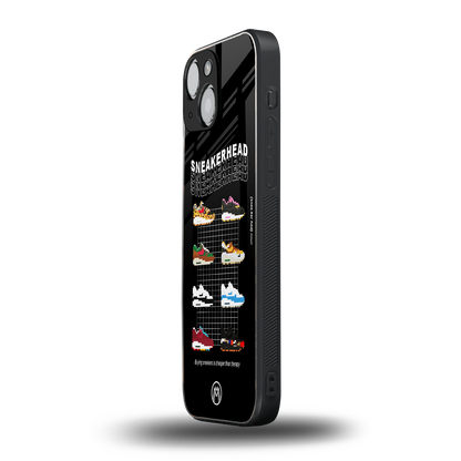 sneakerhead back phone cover | glass case for iphone 13 mini