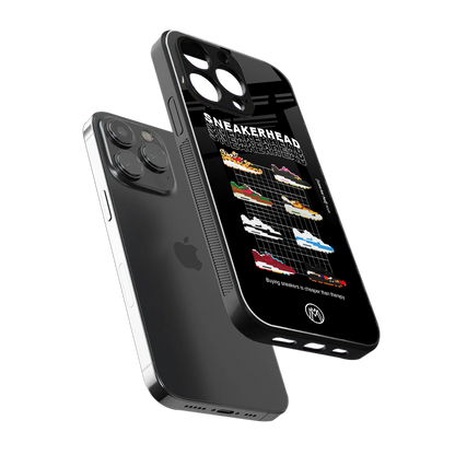 sneakerhead back phone cover | glass case for iphone 13 pro max