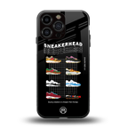 sneakerhead back phone cover | glass case for iphone 14 pro max