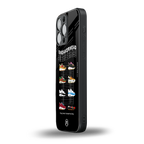sneakerhead back phone cover | glass case for iphone 15 pro max