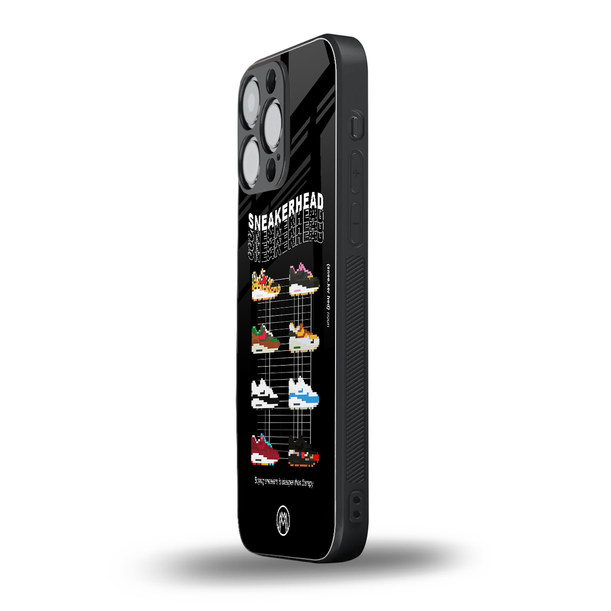 sneakerhead back phone cover | glass case for iphone 15 pro max