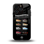 sneakerhead back phone cover | glass case for iphone 15 pro