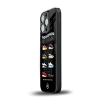 sneakerhead back phone cover | glass case for iphone 15 pro