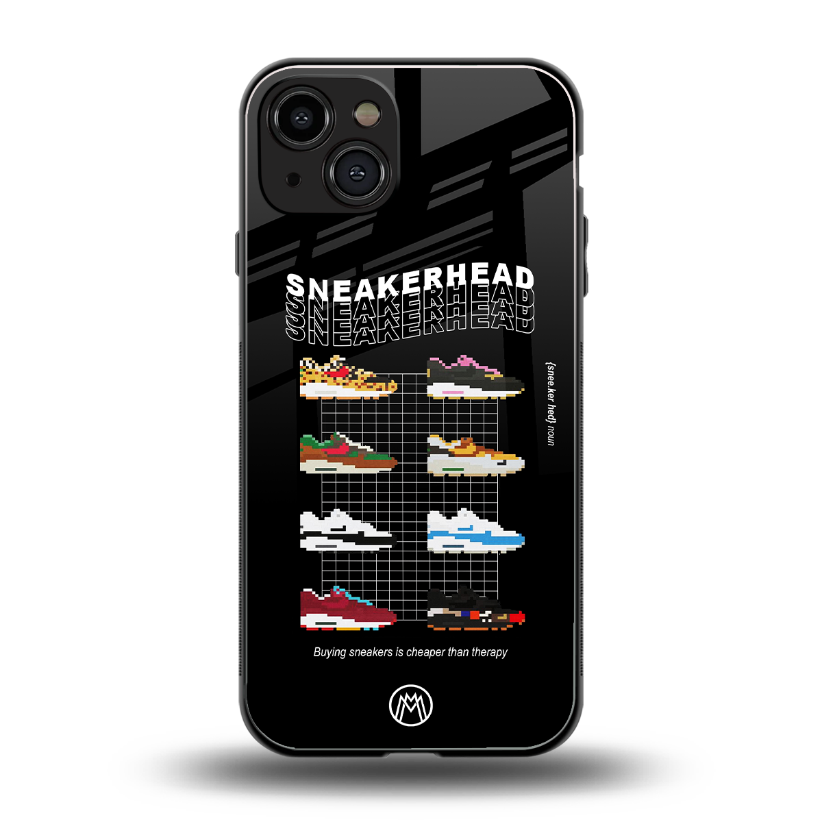 sneakerhead back phone cover | glass case for iphone 15