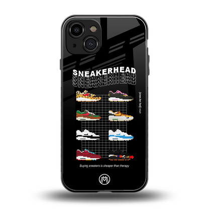 sneakerhead back phone cover | glass case for iphone 15
