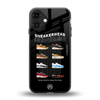 sneakerhead back phone cover | glass case for iphone 16 plus