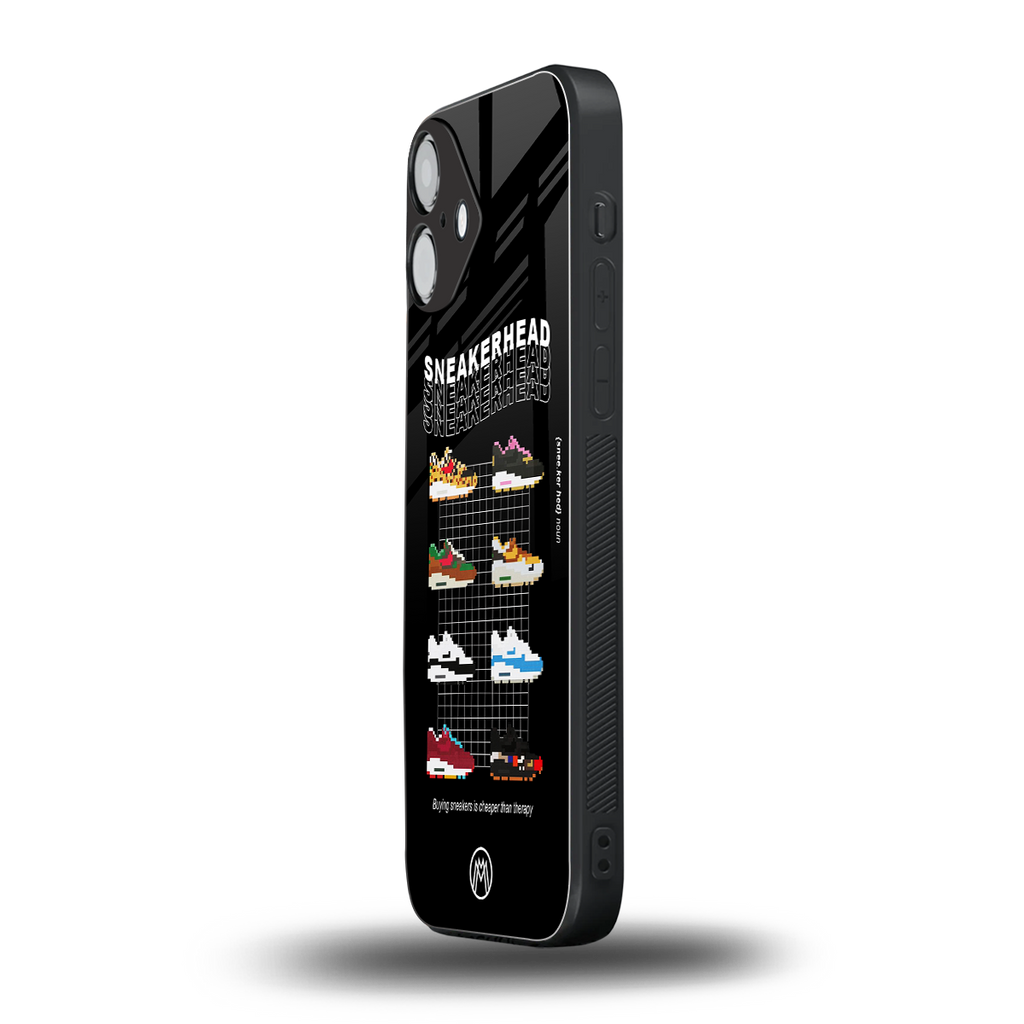 sneakerhead back phone cover | glass case for iphone 16 plus