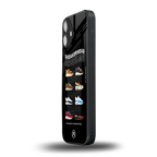 sneakerhead back phone cover | glass case for iphone 16 plus