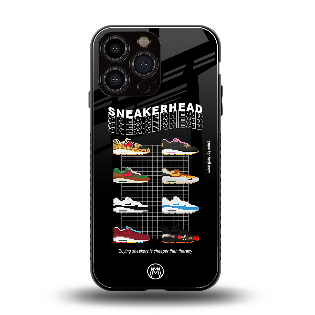 sneakerhead back phone cover | glass case for iphone 16 pro max