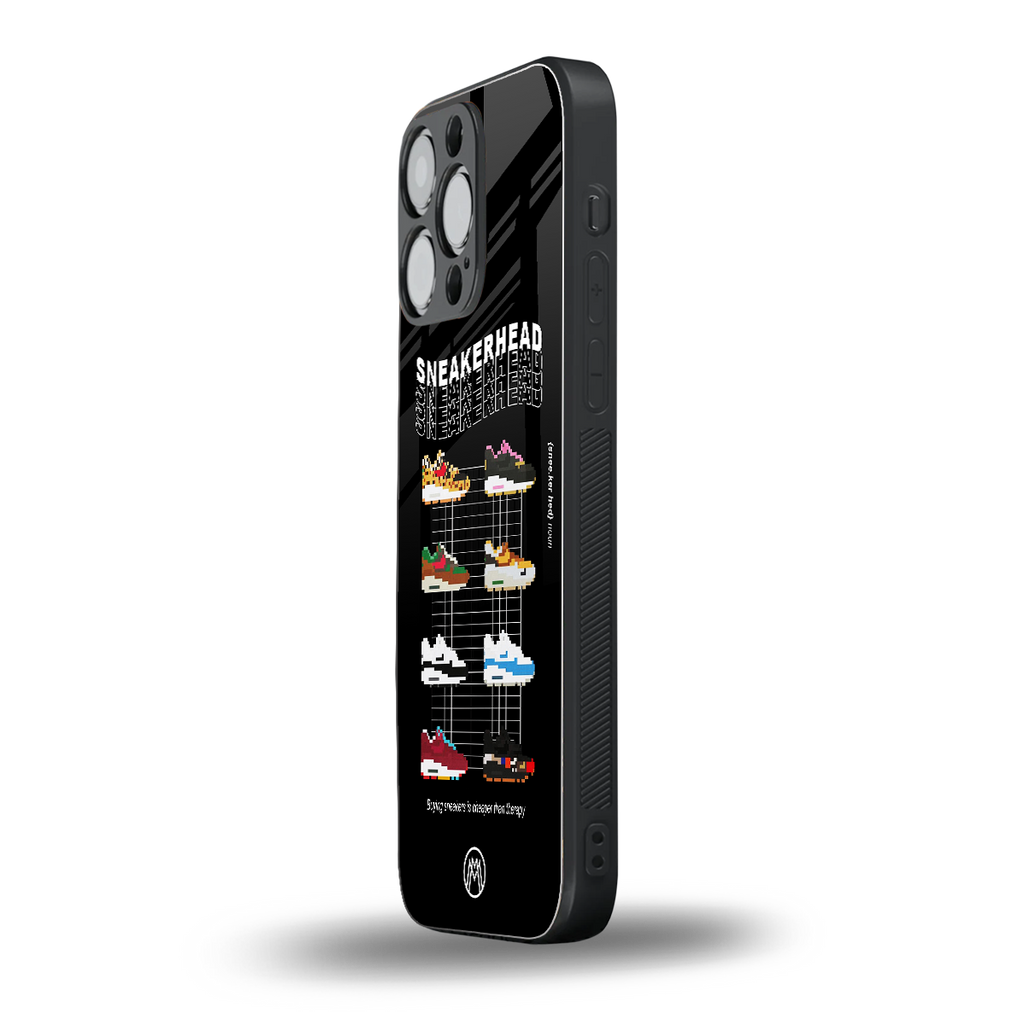 sneakerhead back phone cover | glass case for iphone 16 pro max