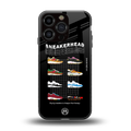 sneakerhead back phone cover | glass case for iphone 16 pro