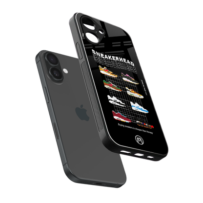 sneakerhead back phone cover | glass case for iphone 16