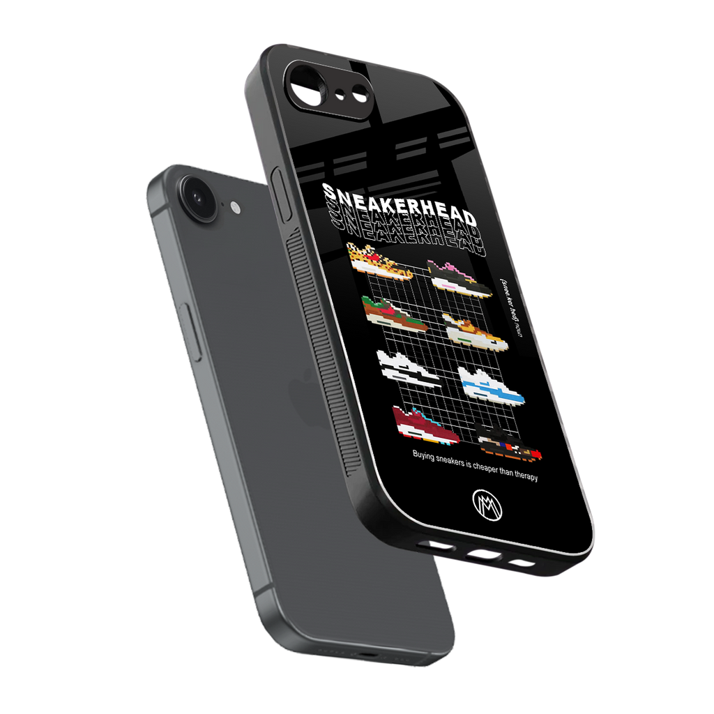 sneakerhead back phone cover | glass case for iphone 16e