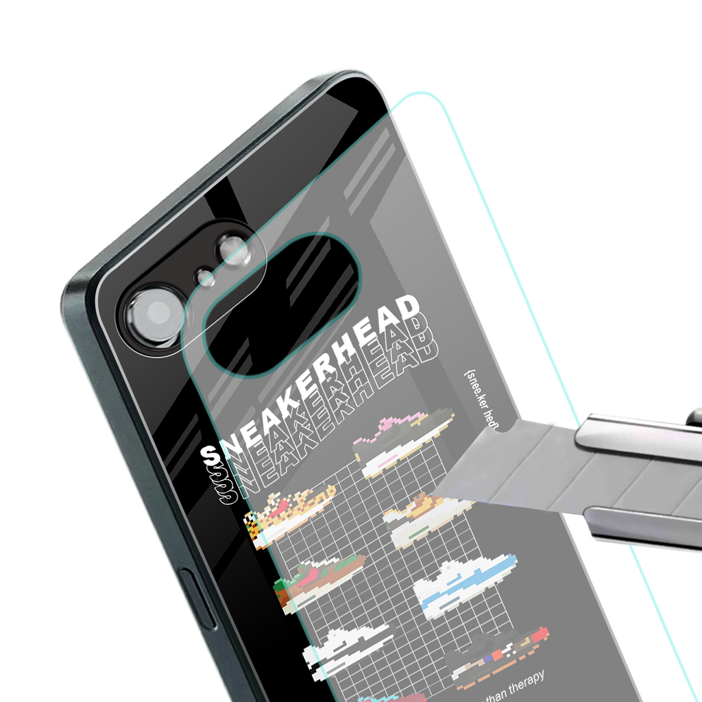 sneakerhead back phone cover | glass case for iphone 16e