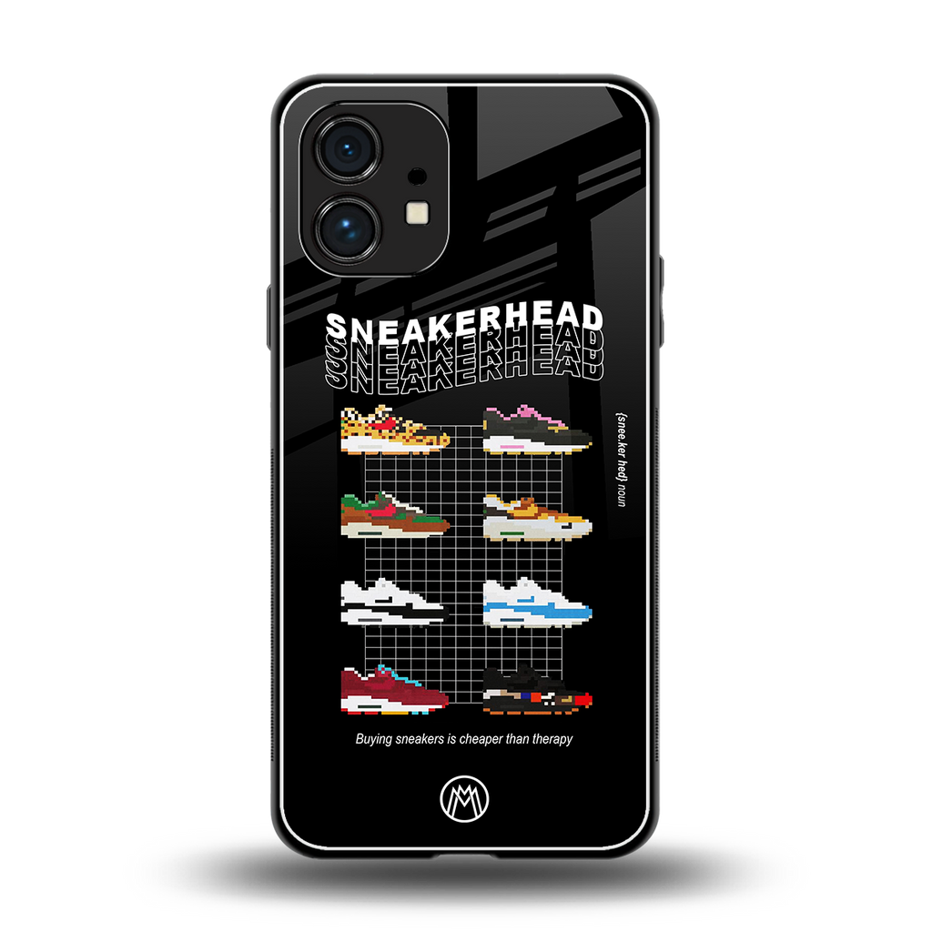 sneakerhead back phone cover | glass case for nothing phone 1