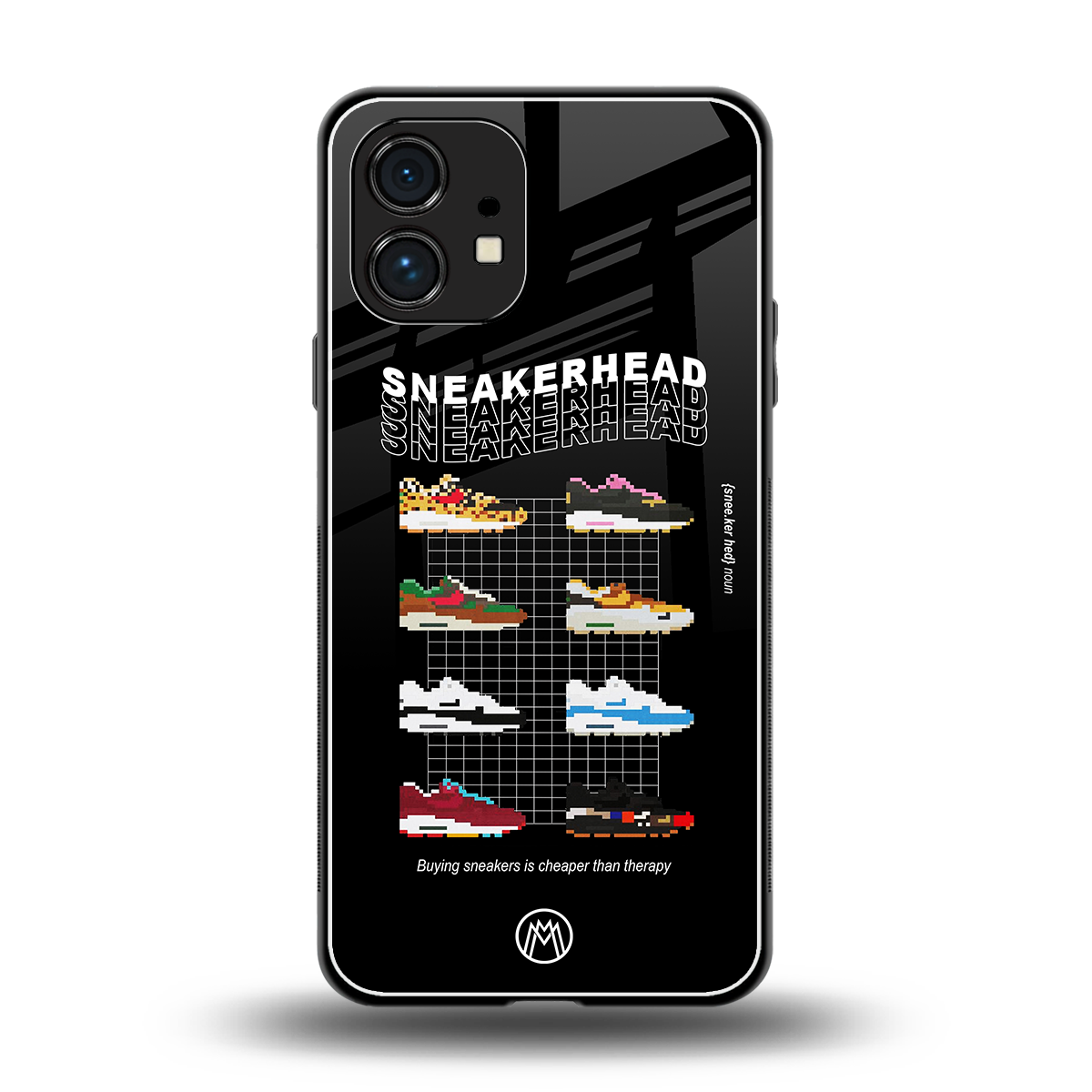 sneakerhead back phone cover | glass case for nothing phone 1