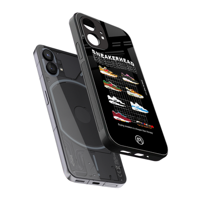sneakerhead back phone cover | glass case for nothing phone 1