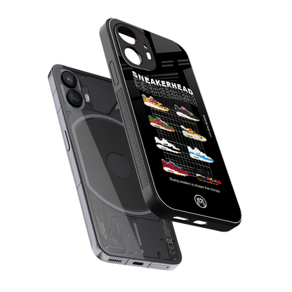 sneakerhead back phone cover | glass case for nothing phone 2